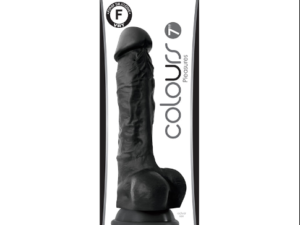 NS Novelties Colours Pleasures 7 Dildo Black
